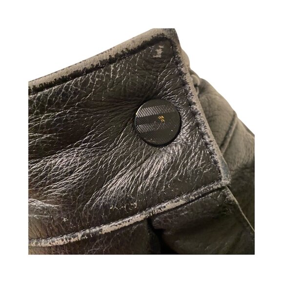 Vintage St. John's Bay Genuine Leather Men's Bomber Jacket Quilted Size XL - Picture 8 of 14